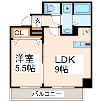 間取図 サングランデ水前寺
