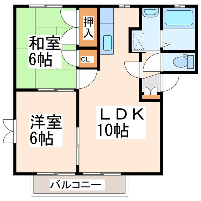 間取図 ディアズ出水