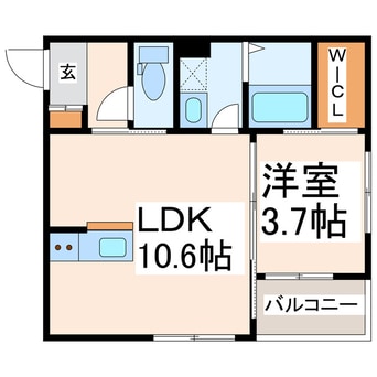 間取図 BRAVE BASE 坪井