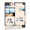 Fraise本荘 1LDKの間取り