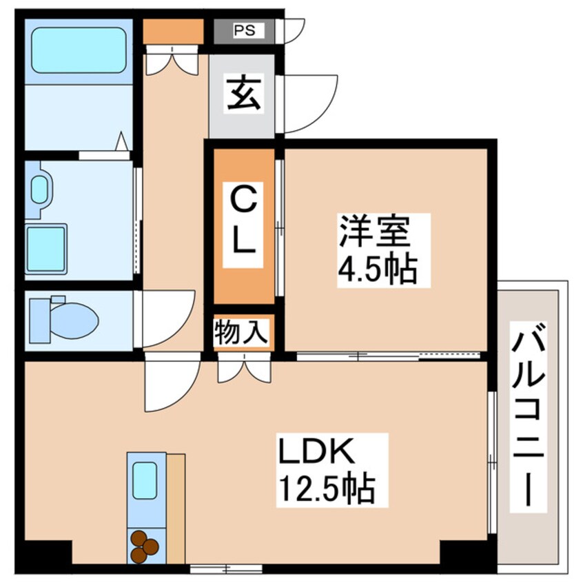 間取図 aurato水前寺