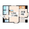 ワンティック水前寺Ⅱ 1LDKの間取り