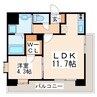 NEXUS水前寺 1LDKの間取り