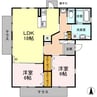 世安一戸建　Ａ棟 2LDKの間取り