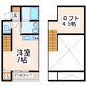 GreenGarden琴平 1Rの間取り