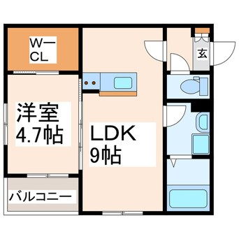 間取図 グランソレイユ坪井