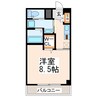 フェリーチェ新水前寺 1Kの間取り