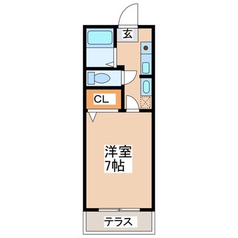 間取図 パークノヴァ新屋敷