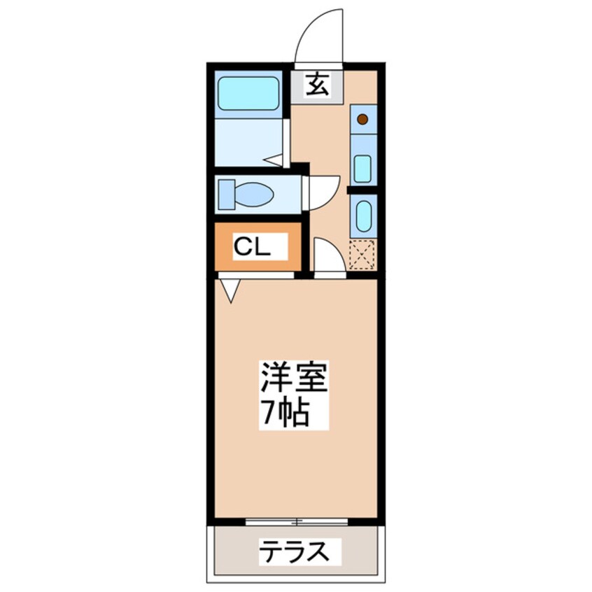 間取図 パークノヴァ新屋敷