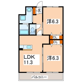 間取図 カーサ・サリーレ