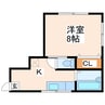 第35三共ハイツ 1Kの間取り