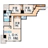 T.PROUD水前寺公園 3LDKの間取り