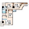 T.PROUD水前寺公園 3LDKの間取り