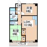 エクセルタウン 2LDKの間取り
