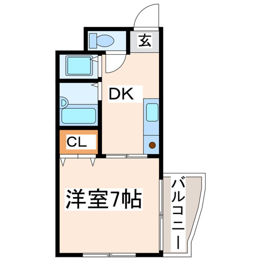 間取図 ダイナコート水前寺公園北