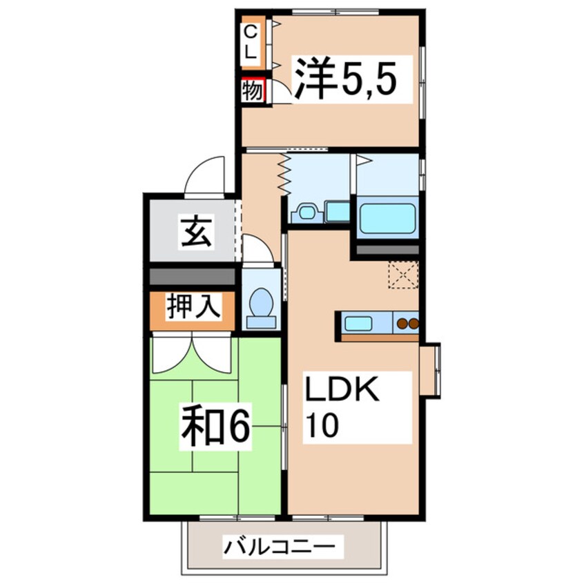 間取図 ディアス北門前