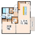 パラドール保田窪の間取図