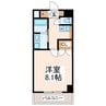 メイン石井 1Kの間取り