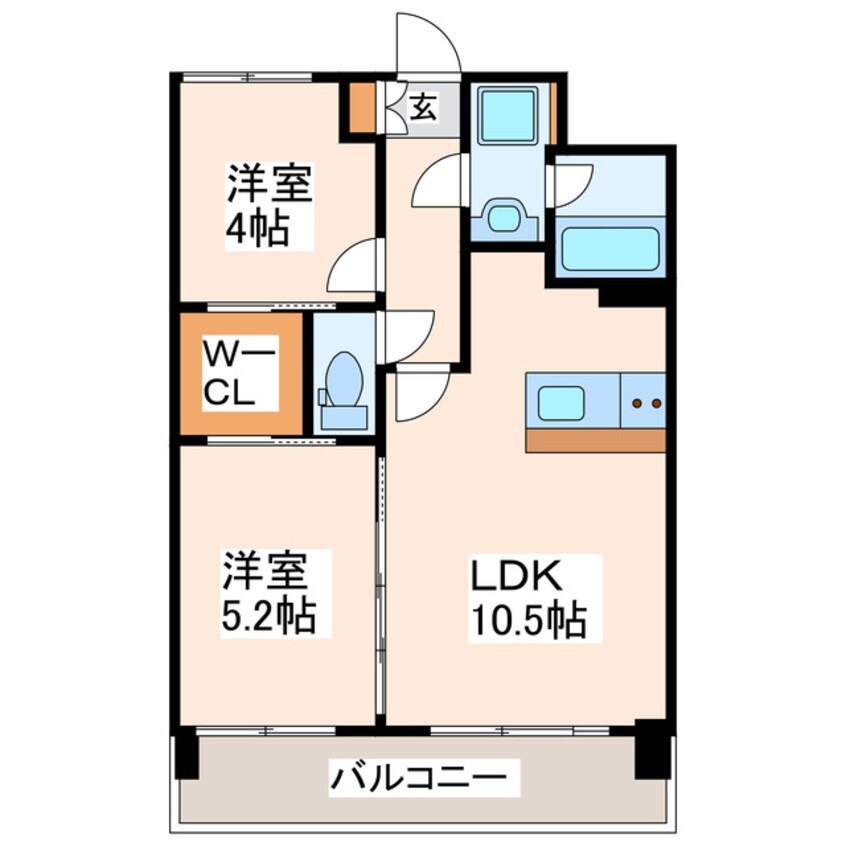 間取図 ヒルクレスト水前寺