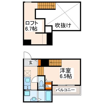間取図 グランヴィア国府