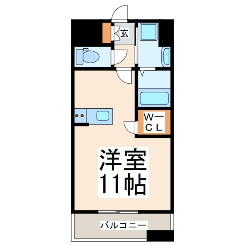 間取図 LIBTH味噌天神