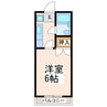 Niji Apartments 1Kの間取り