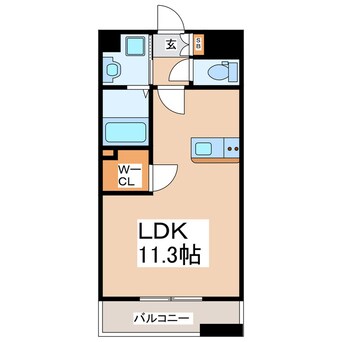 間取図 LIBTH水前寺