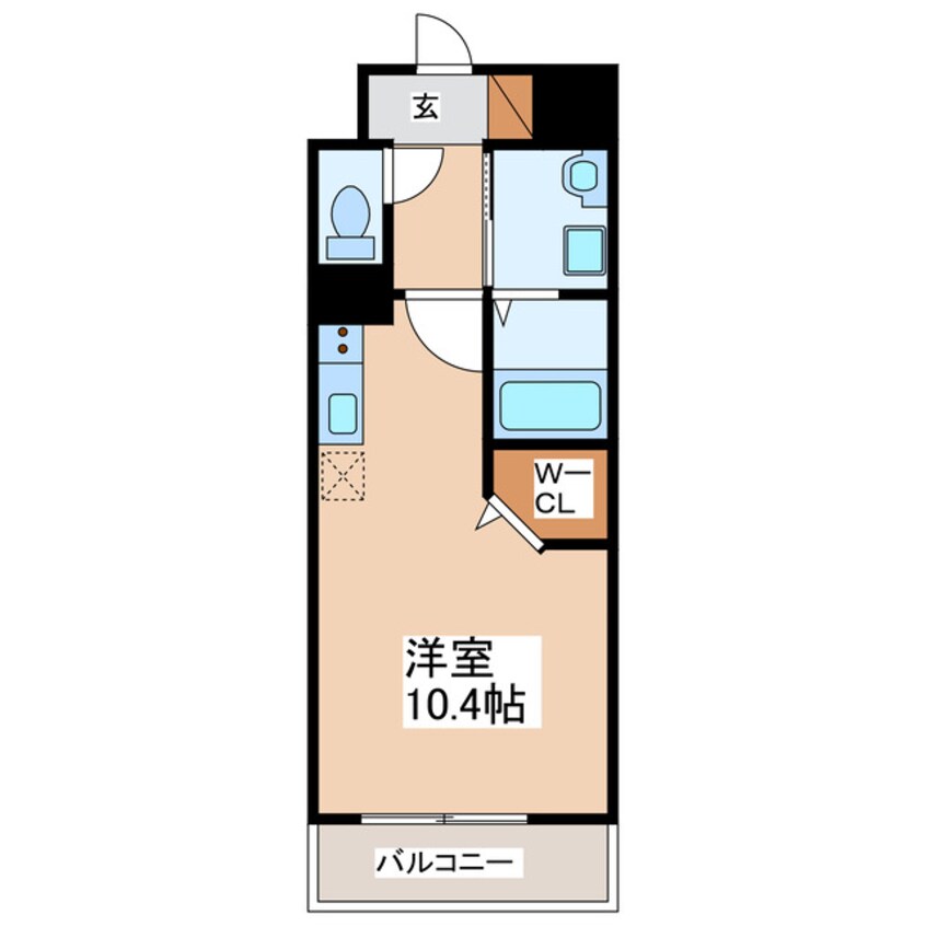 間取図 プランドール西子飼