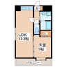 アーバングランデ本荘 1LDKの間取り