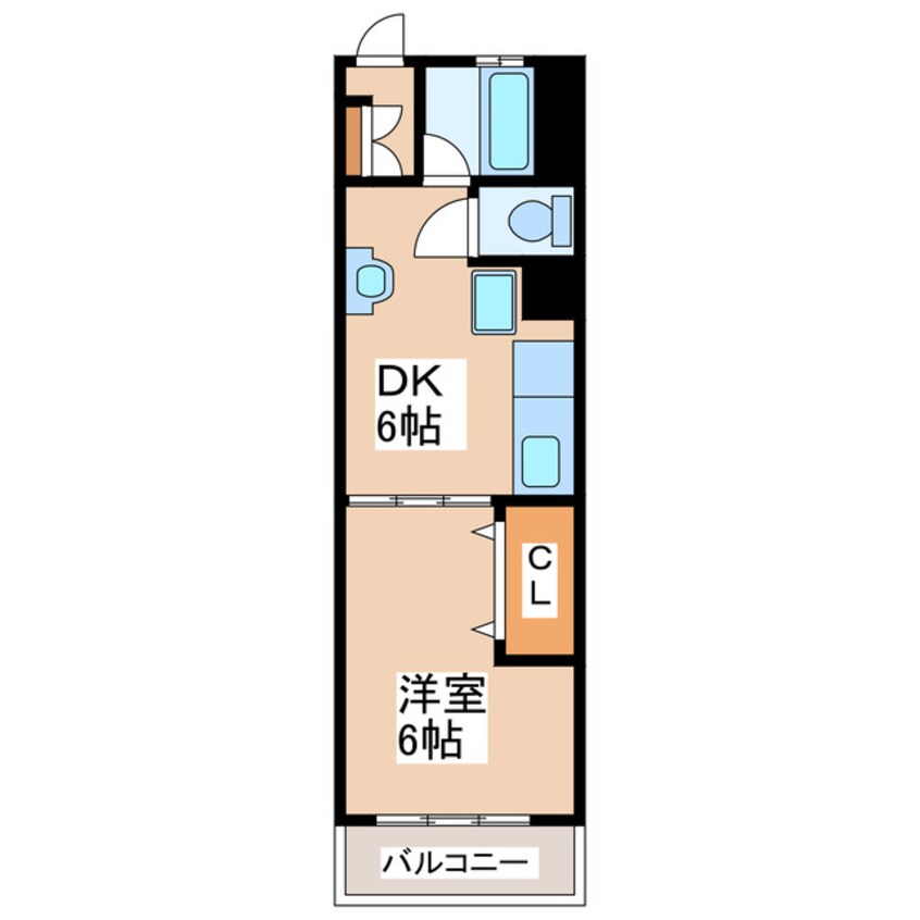 間取図 フォレスト水前寺飛鳥