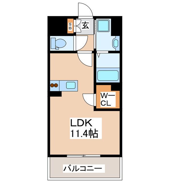 間取り図 LIBTH水前寺駅前