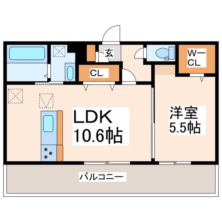 間取図 ラ・ルーチェ