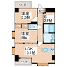 Twinkle Star水前寺 2LDK+Sの間取り