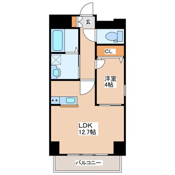 間取図 カスティージョ上林