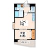 ピュアーズ南千反畑 1LDKの間取り