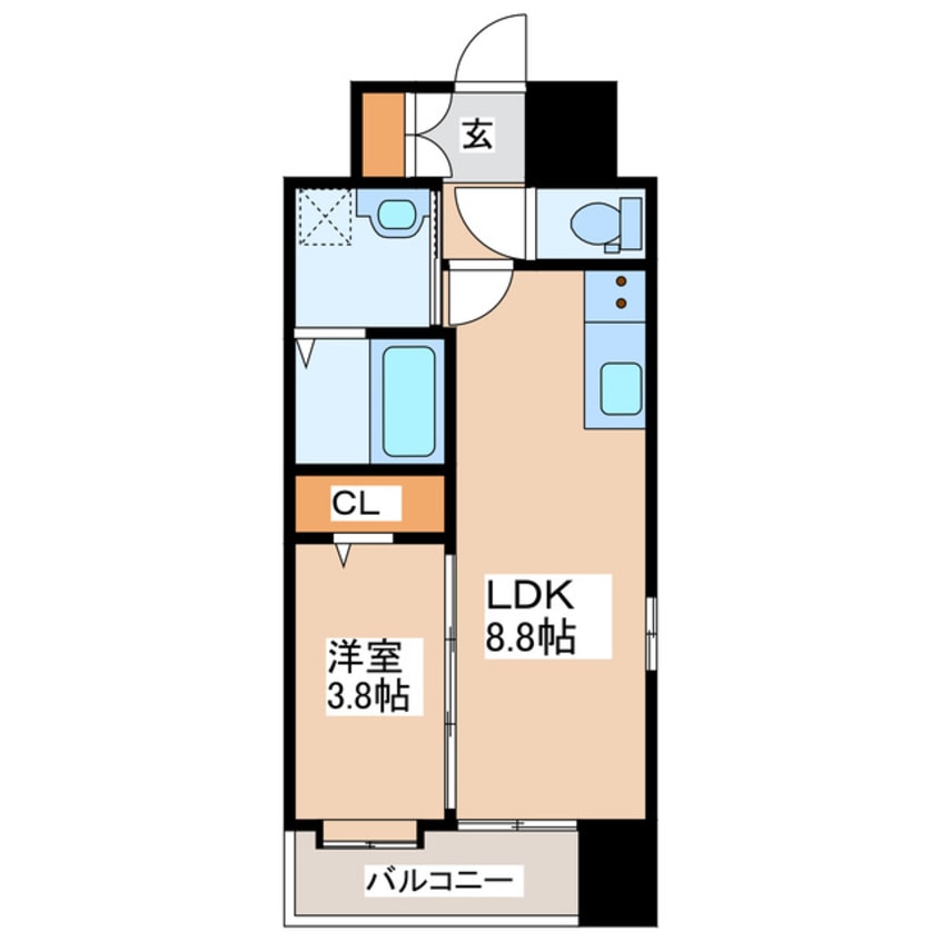 間取図 サンヒルズ県庁東