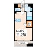 LIBTH代継橋 1Rの間取り
