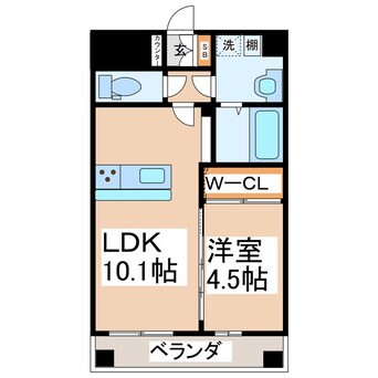 間取図 (仮称）九品寺１丁目_162