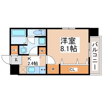 間取図 ホワイトステージ水前寺駅
