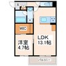 熊本都市バス（熊本市）/大江出張所・市立図書館前 徒歩3分 2階 築浅 1LDKの間取り