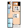 REGALEST新水前寺 1LDKの間取り