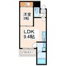 REGALEST新大江 1LDKの間取り
