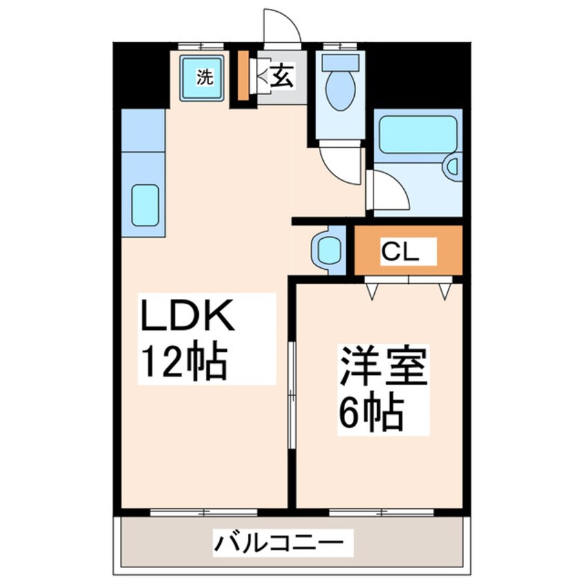 間取図 プレジデント島崎