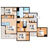 Elena大江 3LDKの間取り