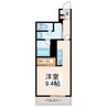 シャーメゾン九品寺 1Rの間取り
