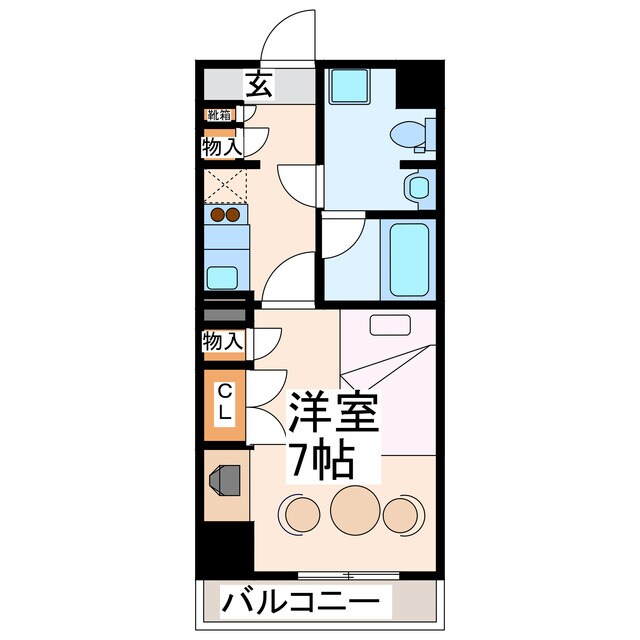 間取り図 Flat熊本