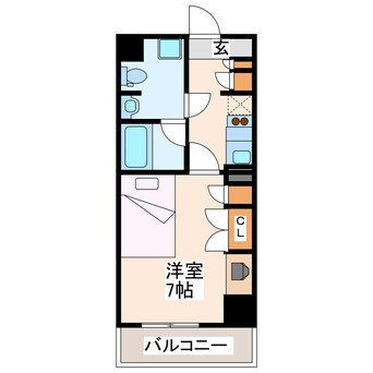 間取図 Flat熊本