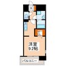 LIBTH新水前寺 1Rの間取り