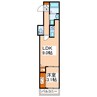 SMILEAX新大江 1LDKの間取り