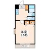 アプローズK 1Kの間取り